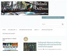 Tablet Screenshot of belindadelpesco.com